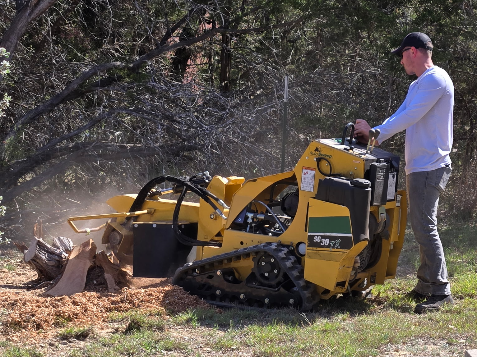 Kyle Huston, owner of Stump and Grind