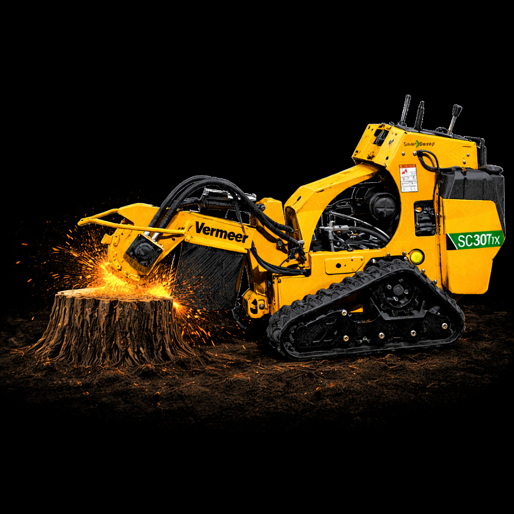 Vermeer SC30TX stump grinder equipment graphic